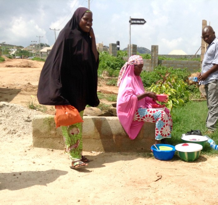 Hausa Fulani woman selling Fura da nono in Ushafa, Nigeria. #JujuFilms