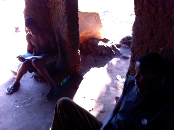 Igbira farm boy reading, Kogi, Nigeria. #JujuFilms