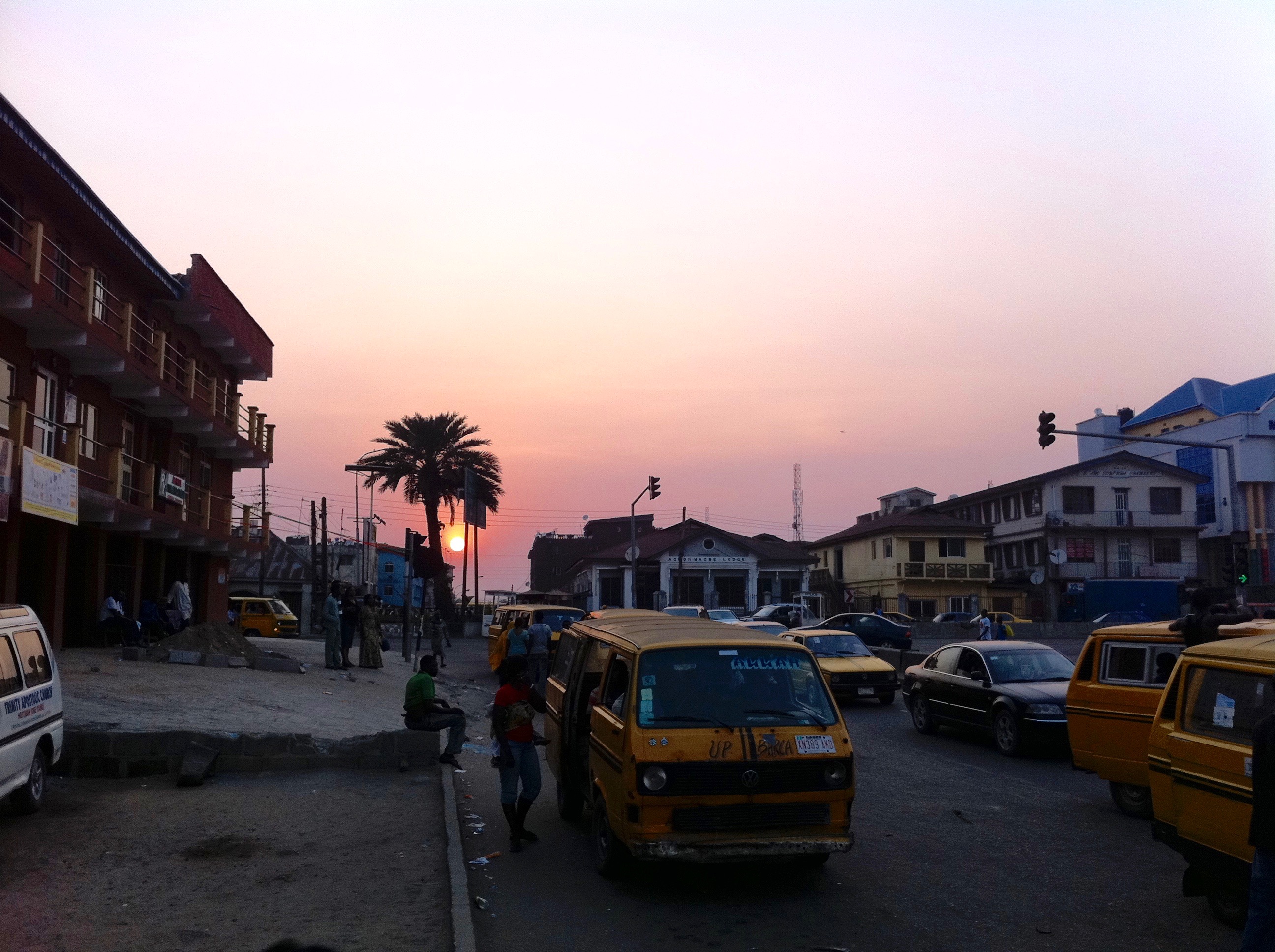 Sunset in Jibowu, Lagos, Nigeria. #JujuFilms
