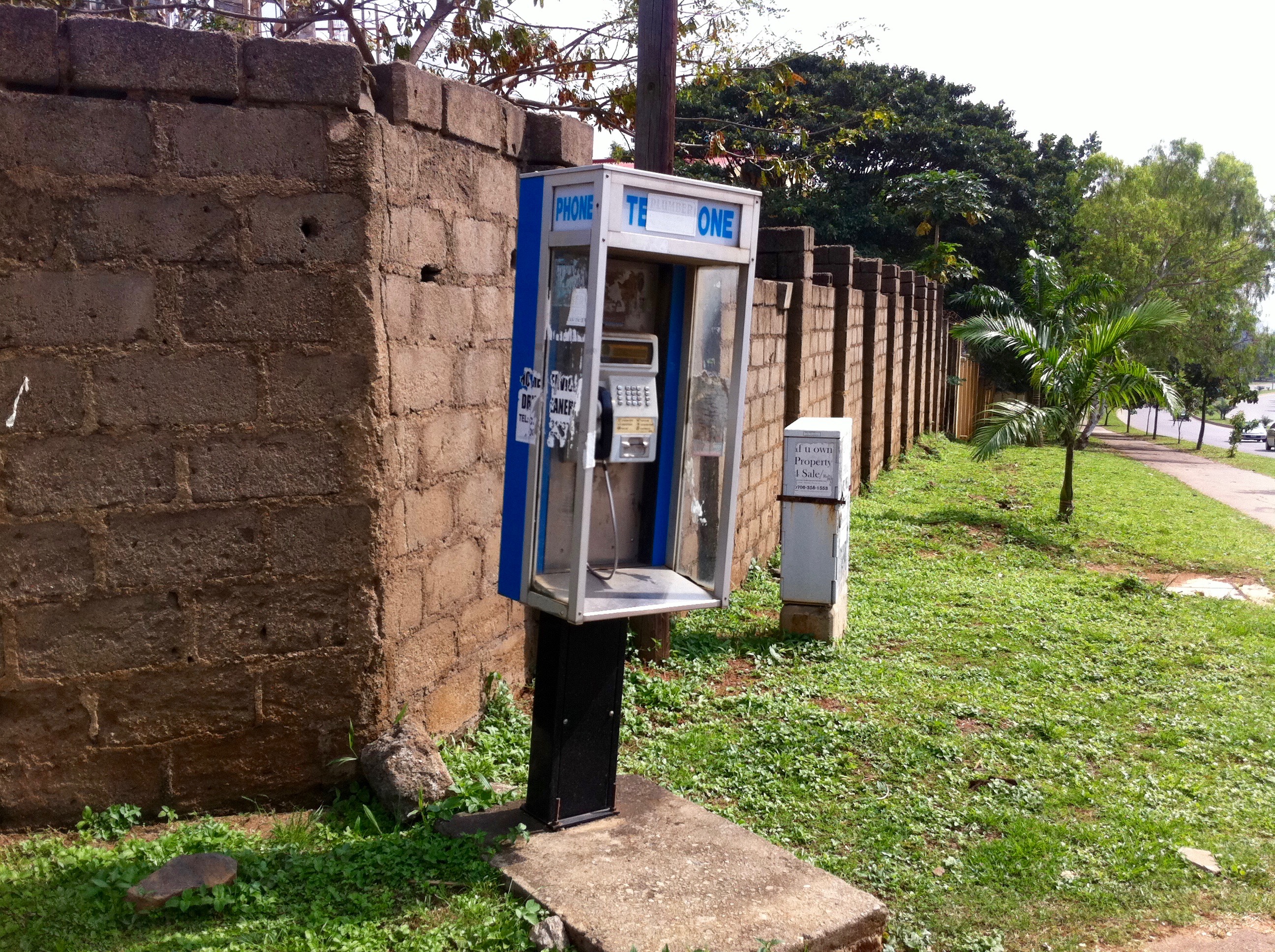 Public telephone in Maitama, Abuja, Nigeria. #JujuFilms