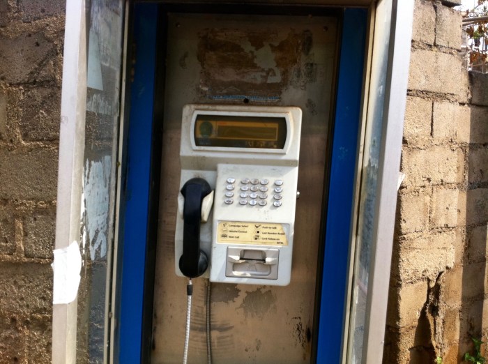 Public telephone in Maitama, Abuja, Nigeria. #JujuFilms