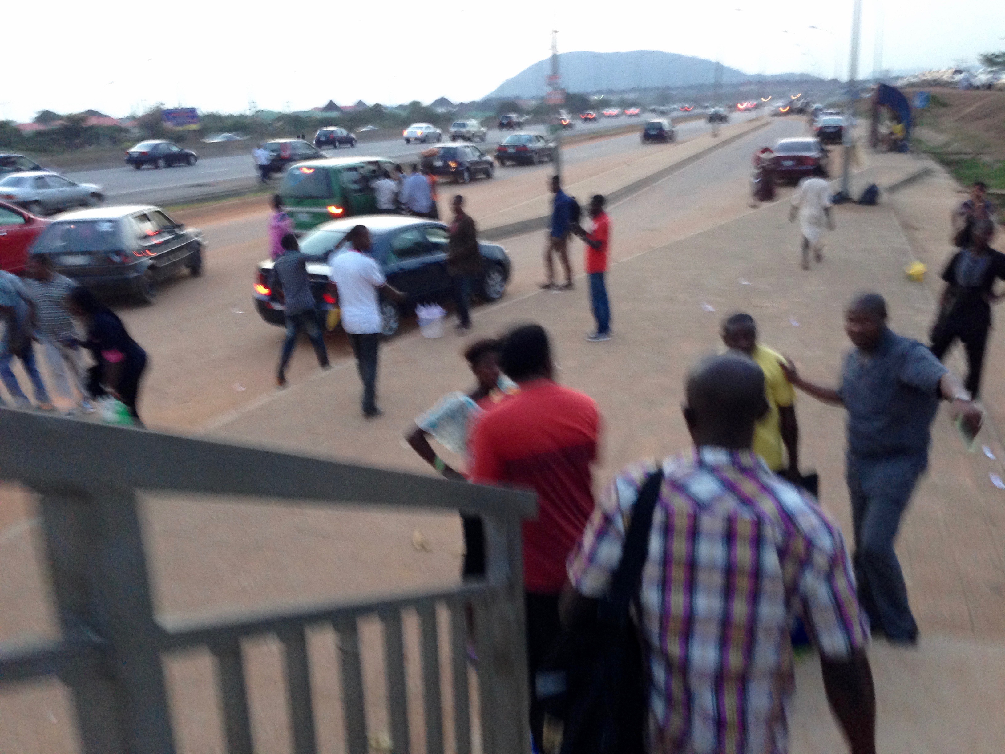 Galadima overhead walkbridge, Gwarinpa, Abuja, Nigeria. #JujuFilms