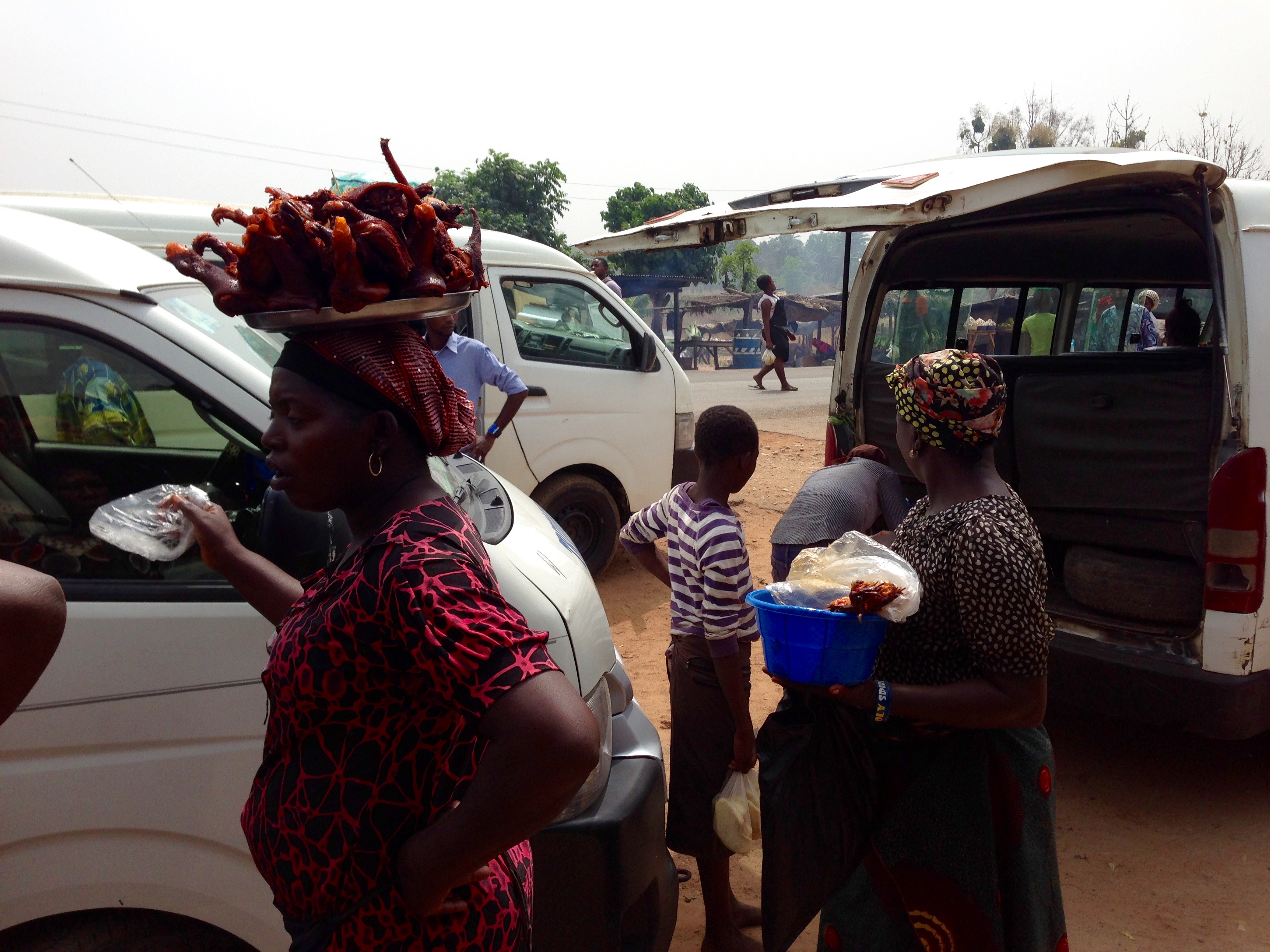Woman hawking bushmeat in Ibillo, Edo, Nigeria. #JujuFilms