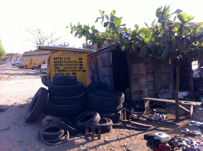 Vulcanizing in Okene, Kogi, Nigeria. #JujuFilms