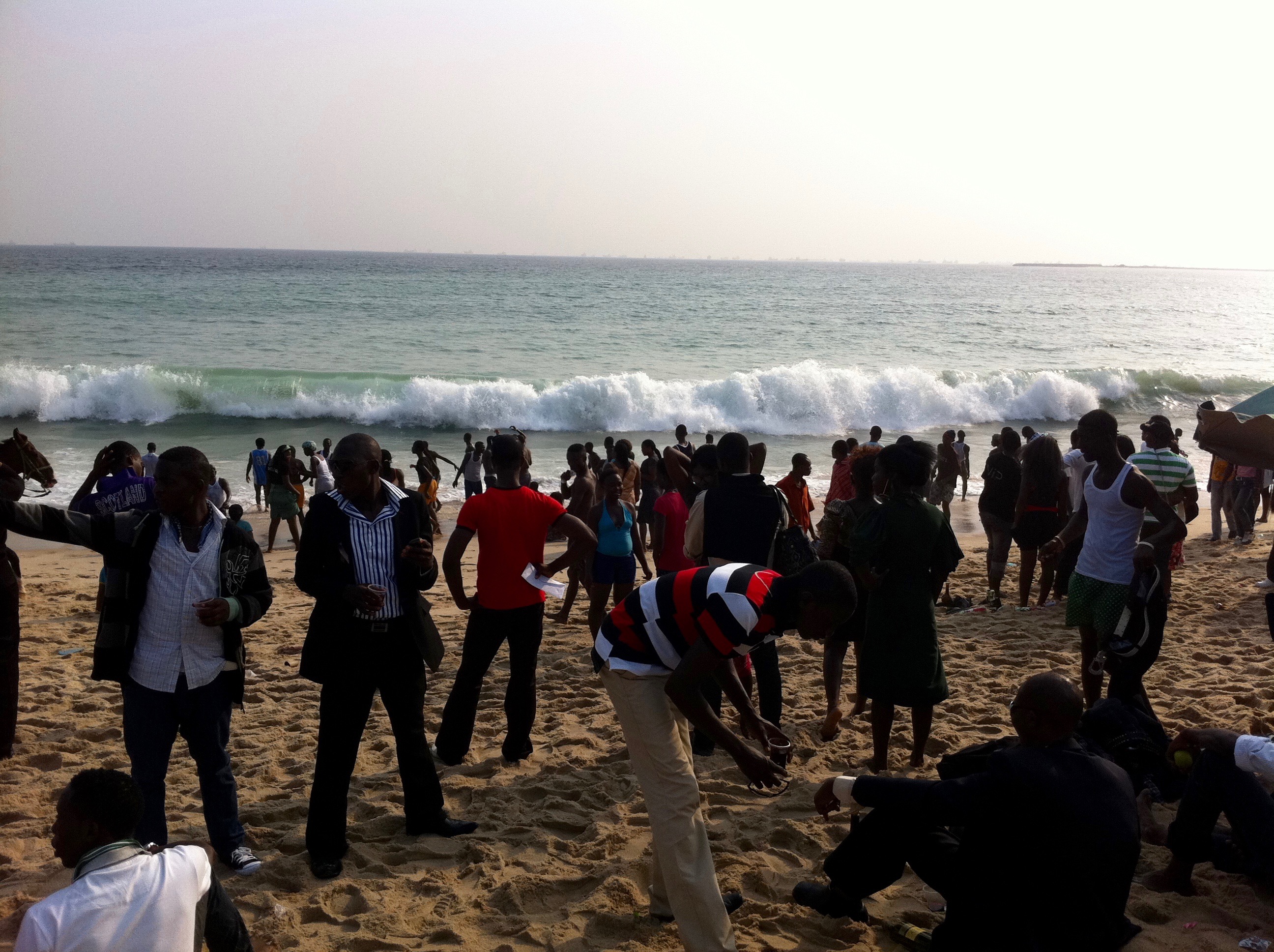 Why is everyone fully clothed on Kuramo Beach, Lagos Island, Nigeria. #JujuFilms