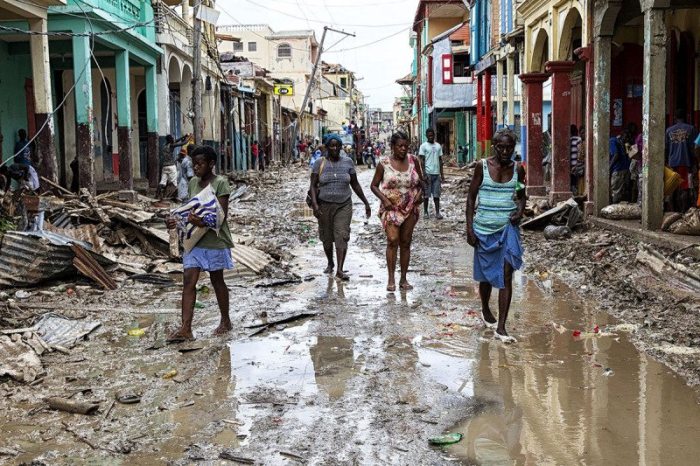 Haiti after Hurricane Matthew 