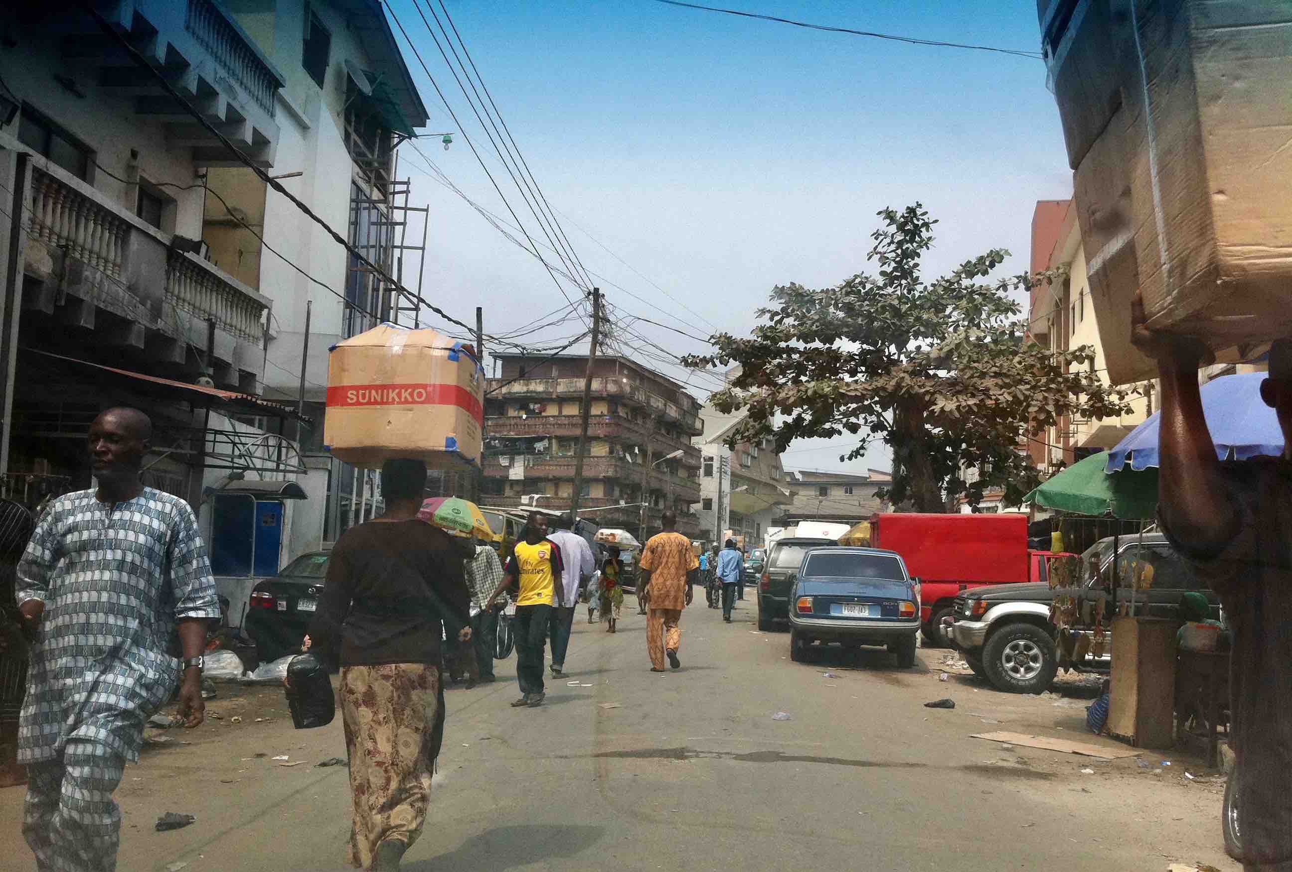 Street Scene, Iga Idunganran, Lagos Island, Lagos State, Nigeria. #JujuFilms