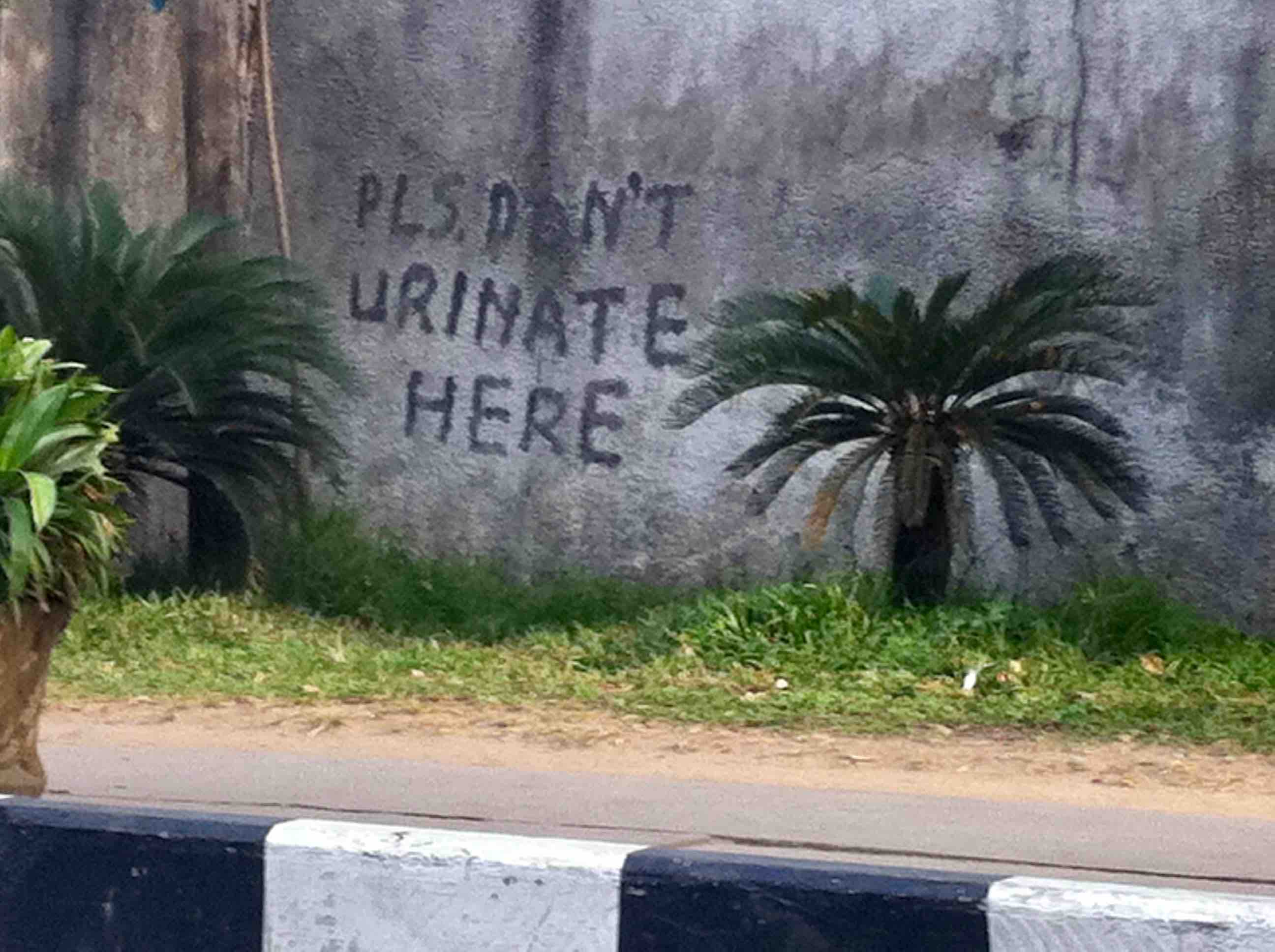 Public Urination, Broad Street, Lagos Island, Nigeria. #JujuFilms