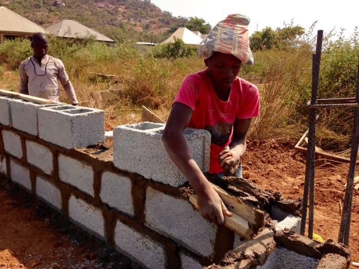 Abayomi 16, is a skilled mason in Ushafa Village, FCT, Abuja, Nigeria. #JujuFilms