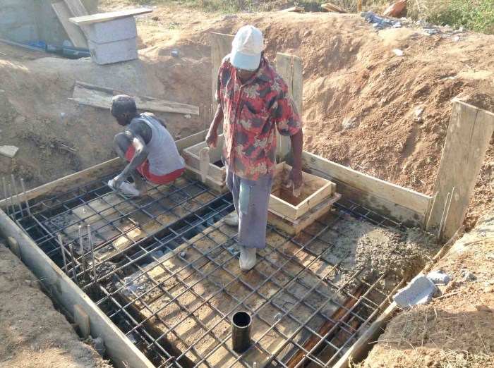 Building a septic and suck away system in Nigeria. #JujuFilms