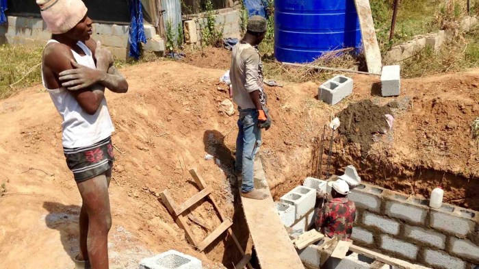 Building a septic and suck away system in Nigeria. #JujuFilms