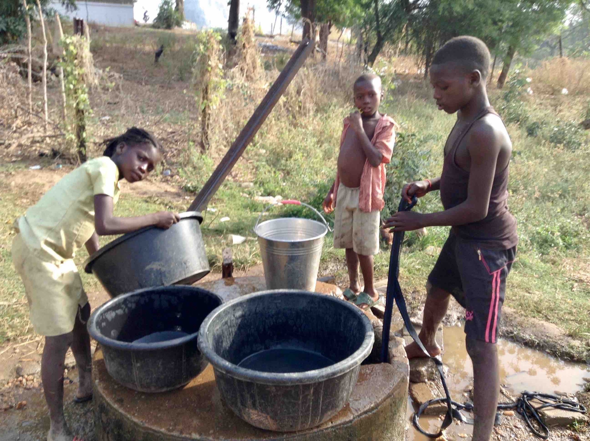 Public water well in Langa Langa Village, Nasarawa State, Nigeria. #JujuFilms