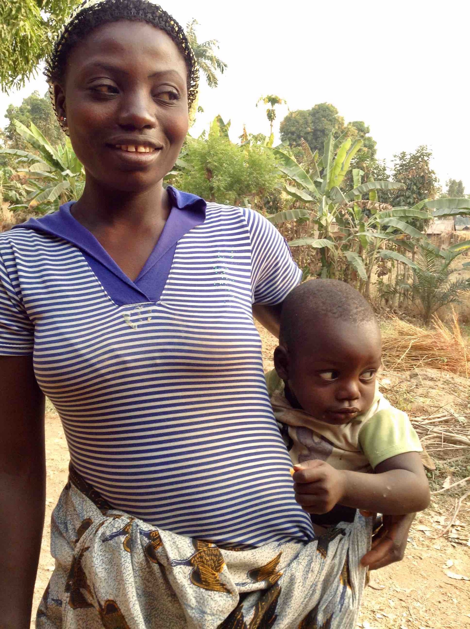 Eggon mother and child in Langa Langa Village, Nasarawa State, Nigeria. #JujuFilms
