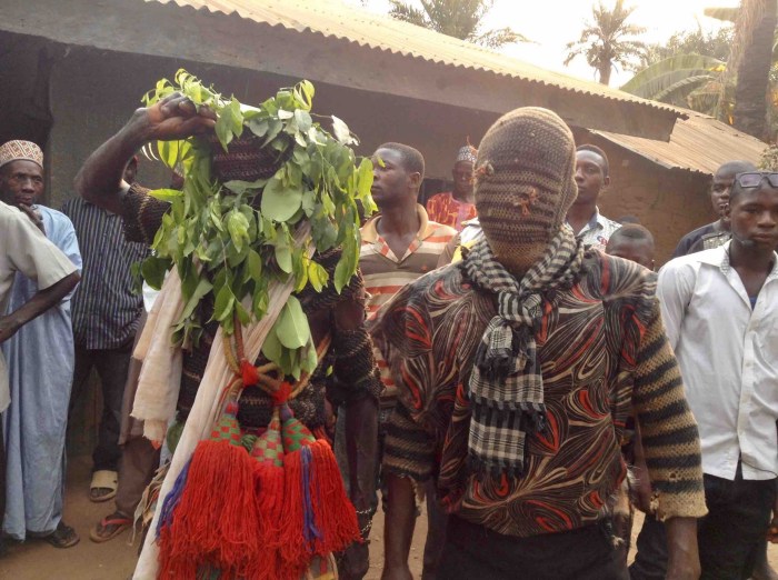 Eggon Masquerade (Ibreeggon) comes out only for funeral ceremonies. This funeral ceremony was for the Legend Atumbi, held on Friday January 13, 2017 in Asungu Village, Nasarawa State, Nigeria. #JujuFilms