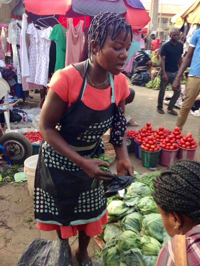 Scent leaf lady, Dutse Market, Dutse, FCT, Abuja, Nigeria. #JujuFilms
