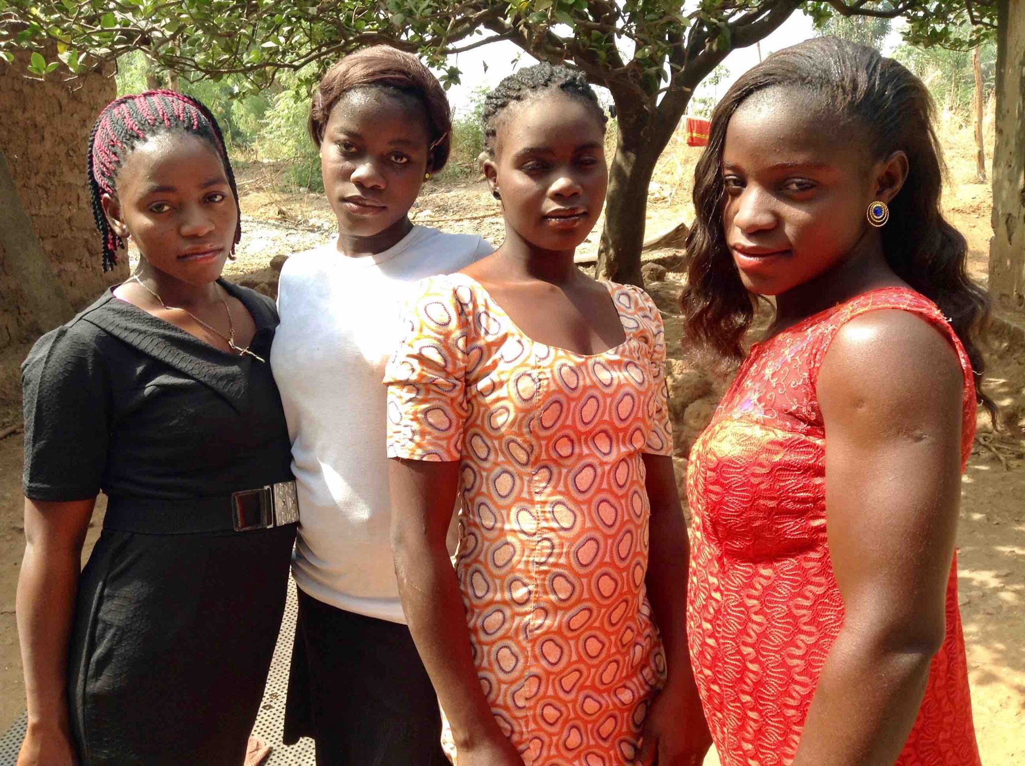 Eggon sisters Awayi, Jumai, Docas and Patience in Langa Langa Village, Nasarawa State, Nigeria #JujuFilms