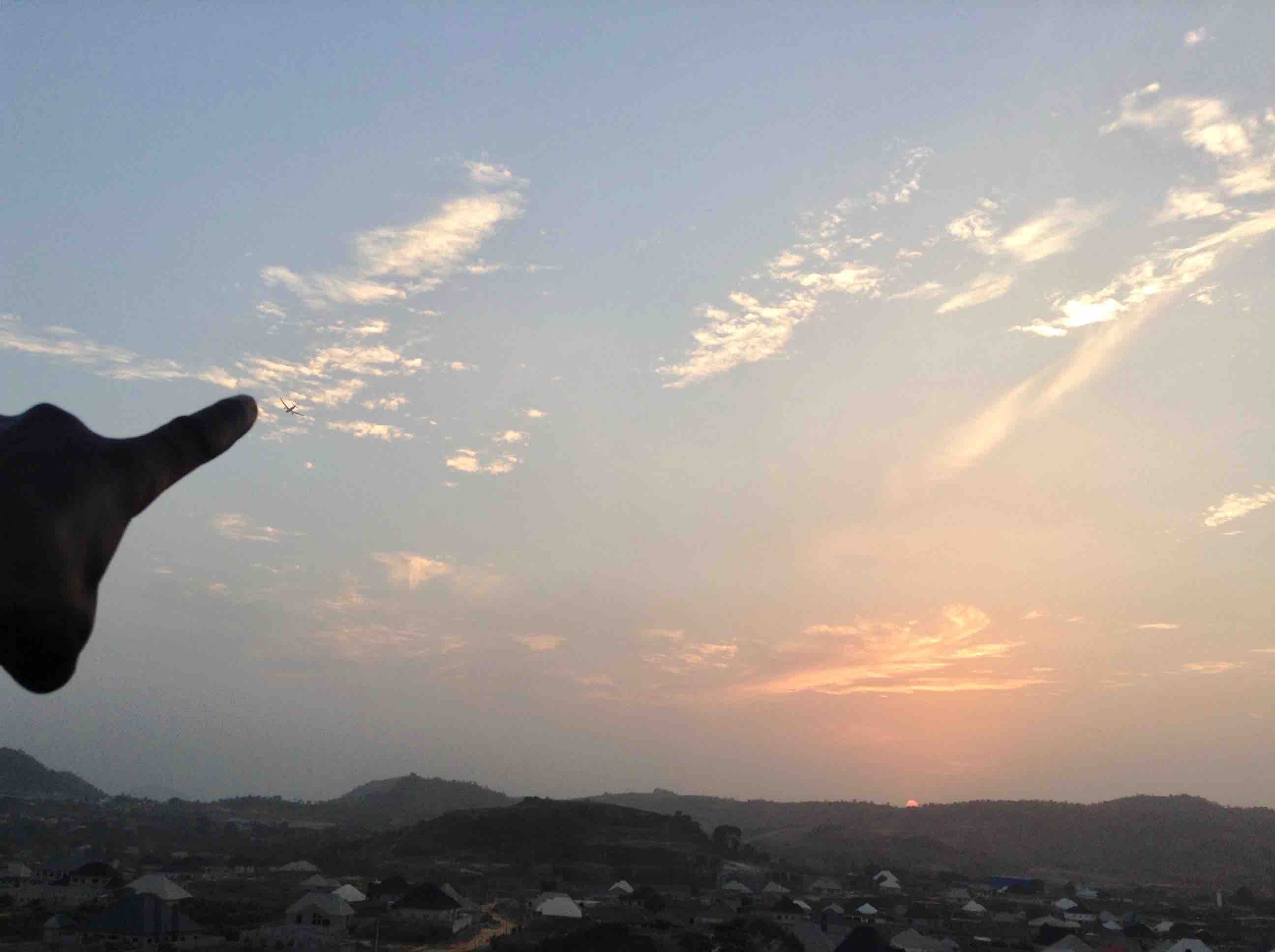 Sunset over Ushafa Village, Abuja, Nigeria. #JujuFilms